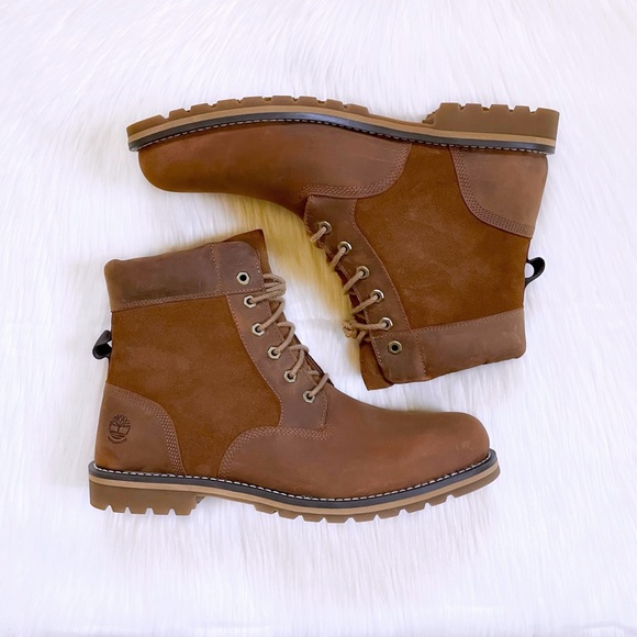 Timberland Men’s Larchmont 6” Waterproof Medium Brown Boots - Picture 6 of 7
